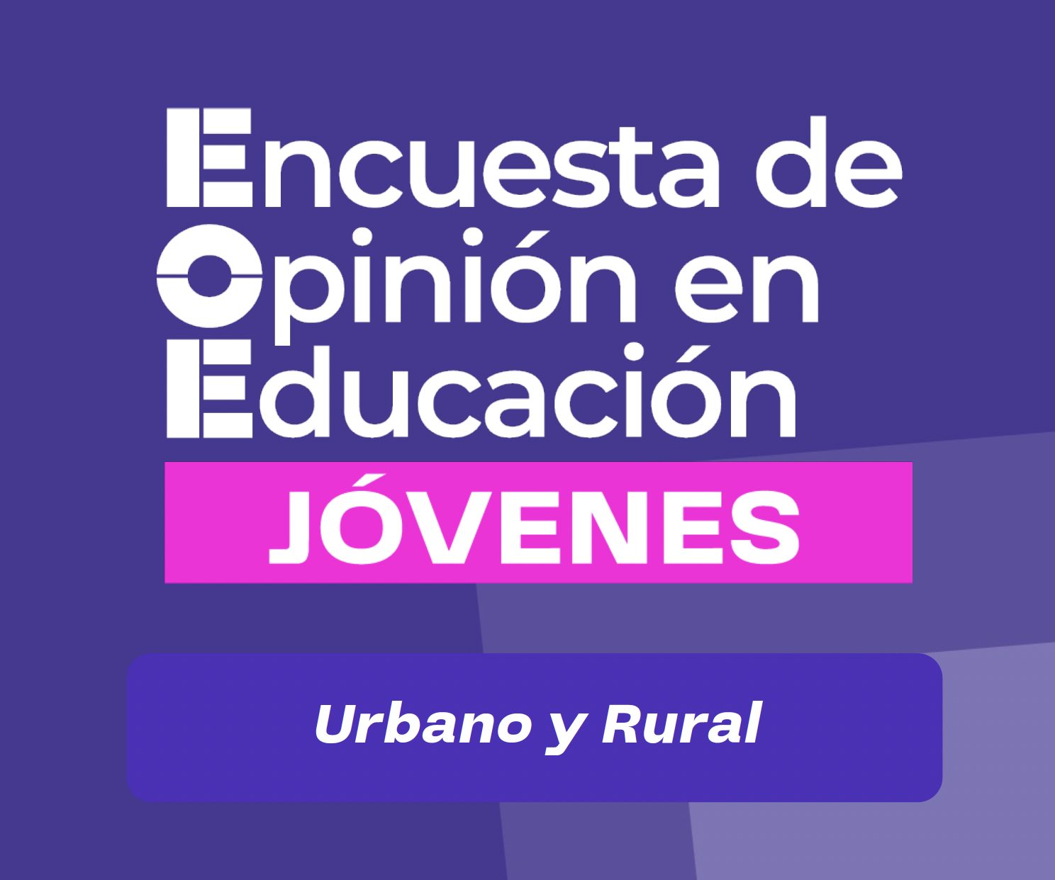 Encuesta de Opinión en Educación Jóvenes – Urbano/Rural